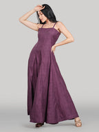 Elan Gown-Plum