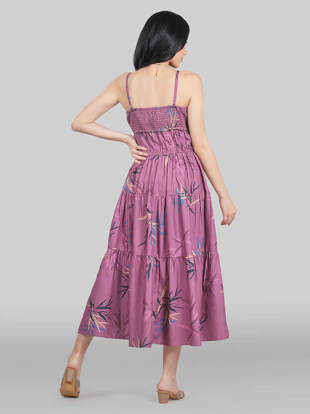 Solène Maxi Dress – Orchid Palm