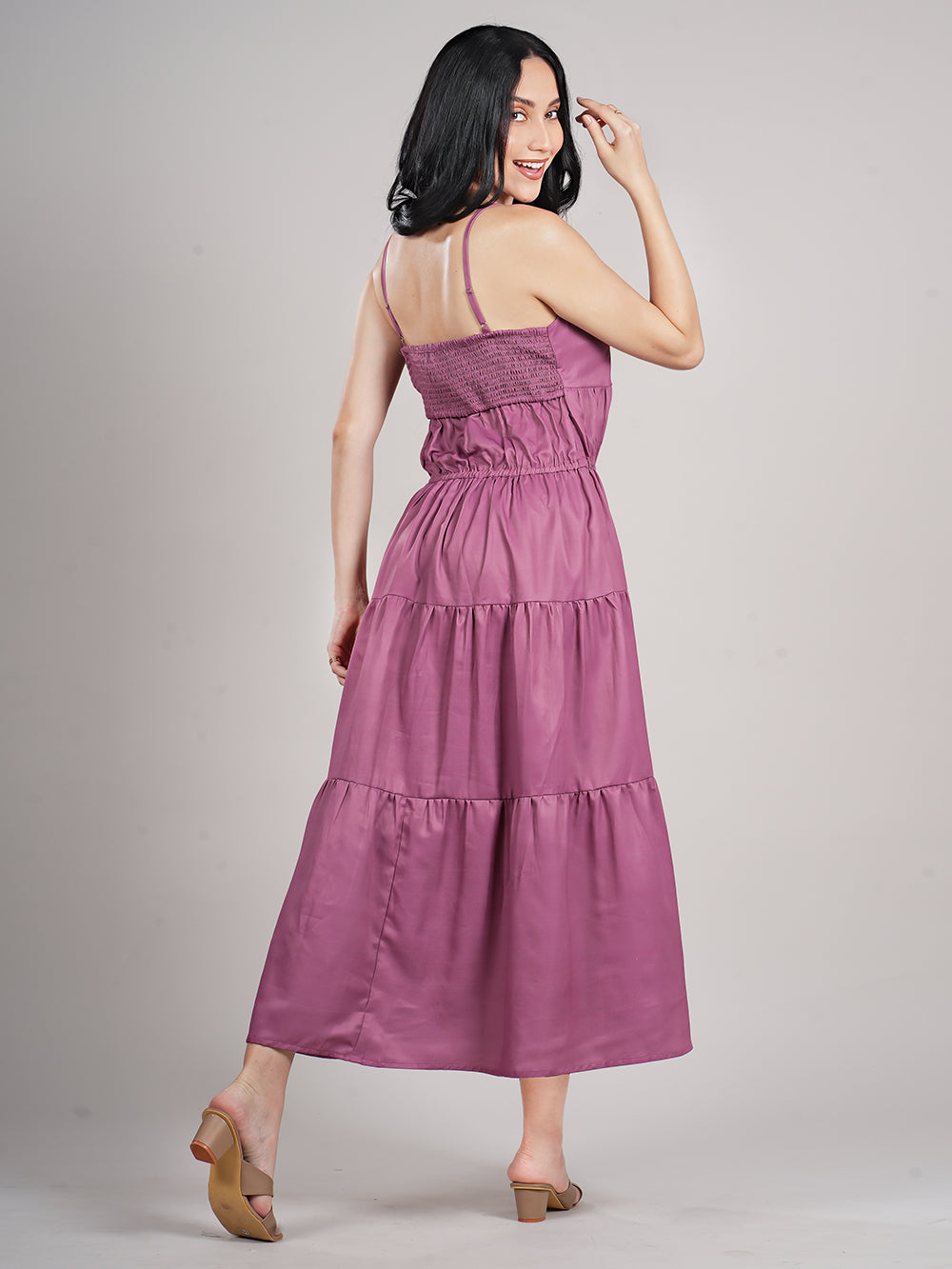 Solène Maxi Dress – Dusty Mauve