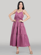 Solène Maxi Dress – Dusty Mauve