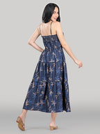 Solène Maxi Dress – Midnight Palm