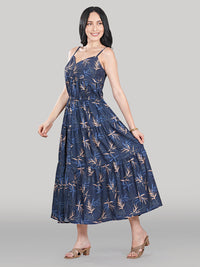 Solène Maxi Dress – Midnight Palm