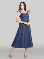 Celeste Dress- Plain-Moonlit Sapphire
