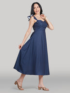 Celeste Dress- Plain-Moonlit Sapphire