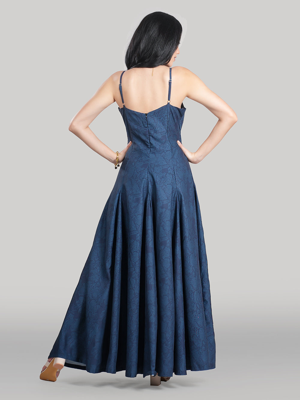 Elan Gown-Blue Ocean