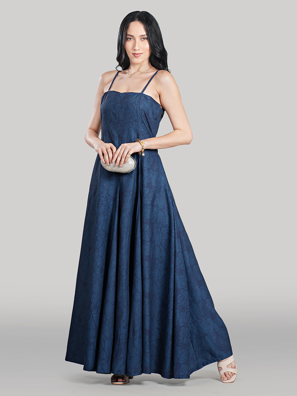 Elan Gown-Blue Ocean