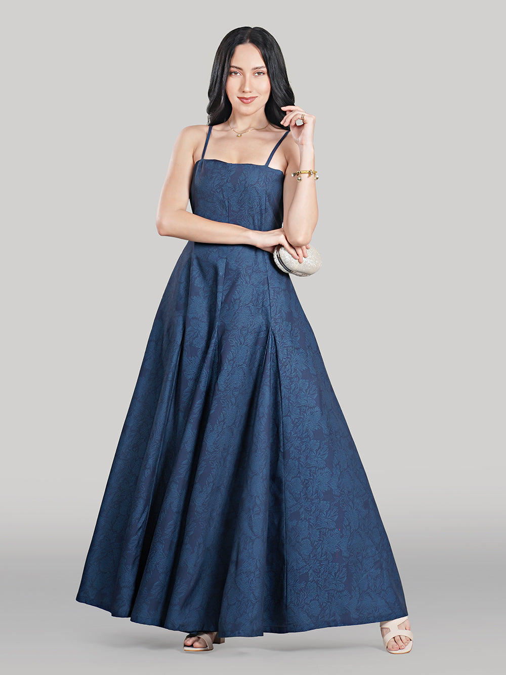 Elan Gown-Blue Ocean