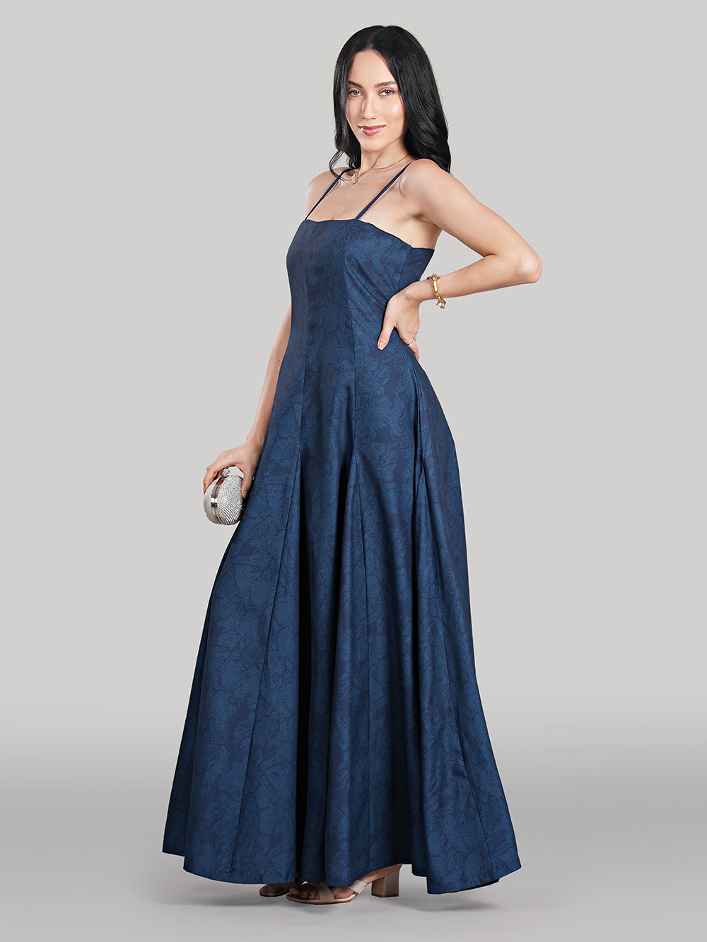 Elan Gown-Blue Ocean