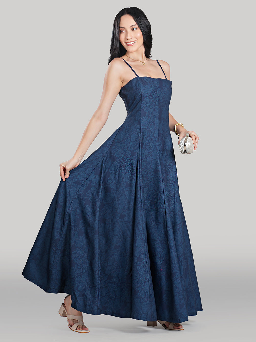 Elan Gown-Blue Ocean