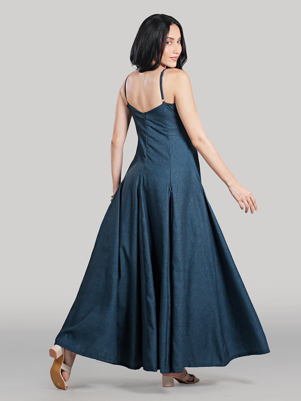 Elan Gown-Emerald Teal