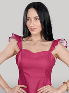 Celeste Dress- Plain- Rose