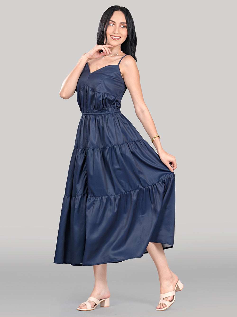 Solène Maxi Dress – Eclipse Navy