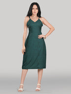 Luna Slip Dress- Deep Emerald