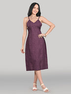 Luna Slip Dress- Royal Mulberry