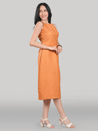 Solara Midi Dress- Amber Dusk