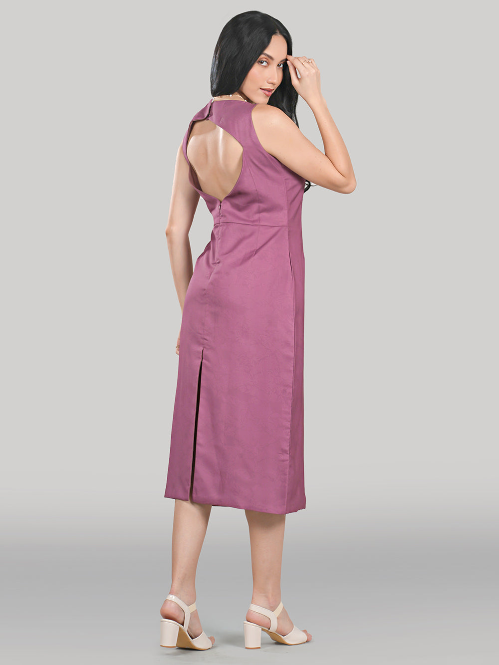 Solara Midi Dress- Velvet Orchid