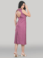 Solara Midi Dress- Velvet Orchid