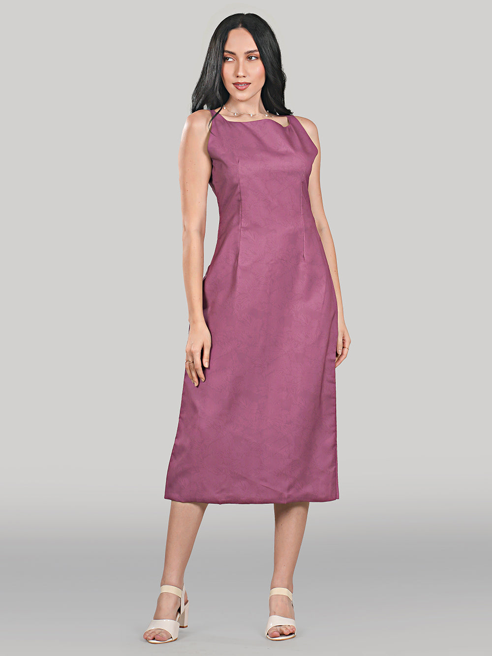 Solara Midi Dress- Velvet Orchid