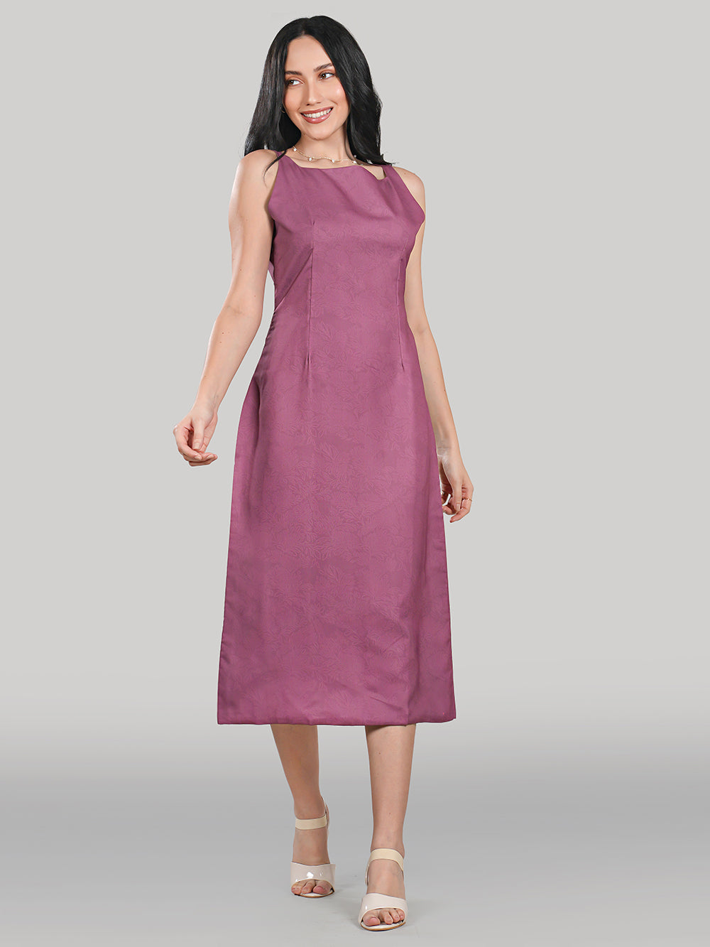 Solara Midi Dress- Velvet Orchid
